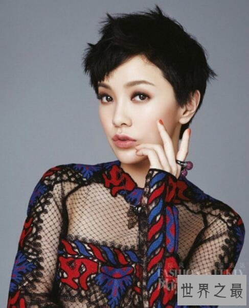 【图】中国十大短发女神,既性感又可恶的短发女星盘