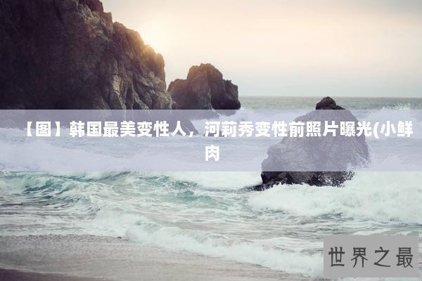 【图】韩国最美变性人，河莉秀变性前照片曝光(小鲜肉