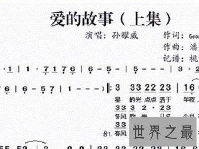 【图】同名专辑主题曲爱的故事上集