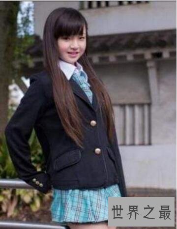 【图】日本最美的小先生,12岁仲村星虹胸竟然有C罩杯