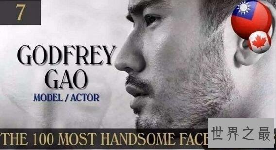 【图】2017寰球最帅100人，中国最帅是高以翔(第7名)