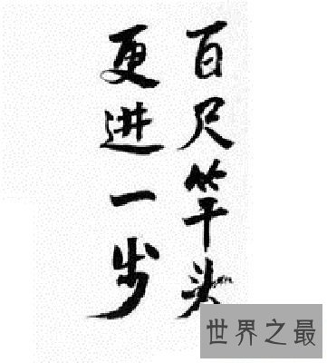 【图】你了解百尺竿头，更进一步的意义么？