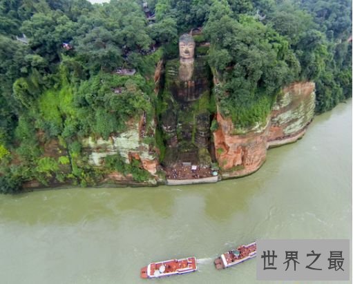 乐山大佛民间称号嘉州凌云寺大弥勒石像