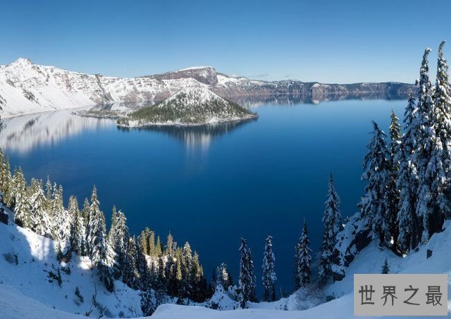 俄勒冈州Crater Lake