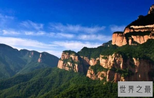 世界上最大的回音壁 300多米的太行山音洞壁