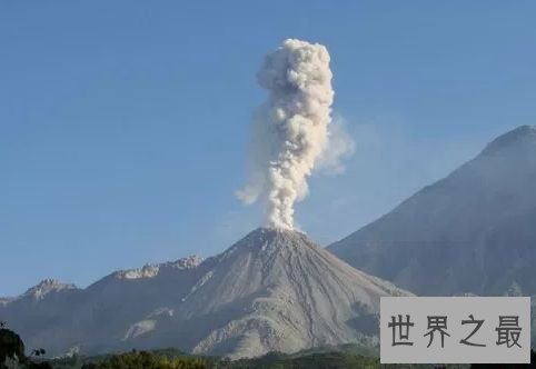 圣玛利亚火山迸发