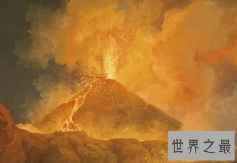 维苏威火山迸发