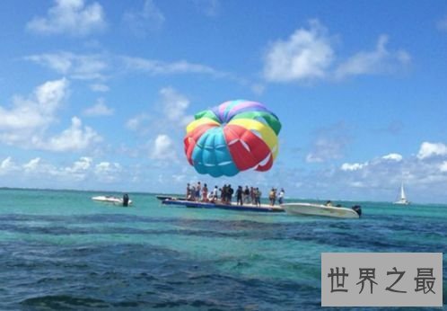 蓝礁湖海滩滑翔