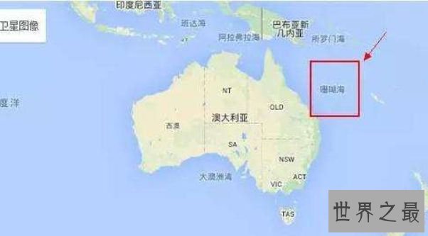 世界上最大的海 相当于半个中国海洋面积的珊瑚海