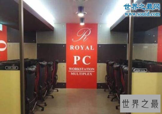 【图】世界上网速最快的中央，韩国网吧(组队开黑LOL