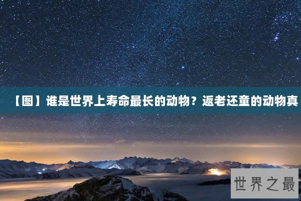 【图】谁是世界上寿命最长的动物？返老还童的动物真