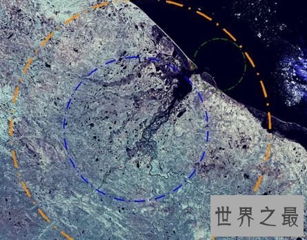 【图】世界上最大陨石坑 直径达300公里