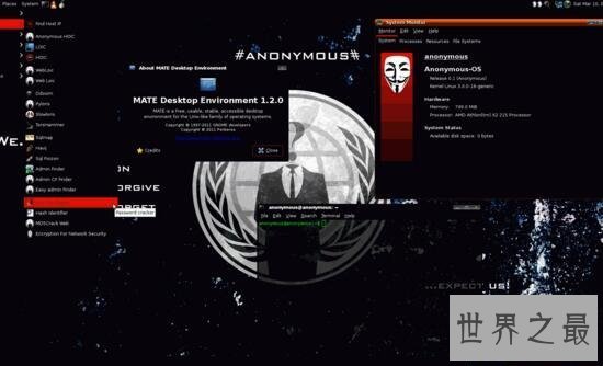 【图】世界最大黑客组织，匿名者(曾中缀全世界网络