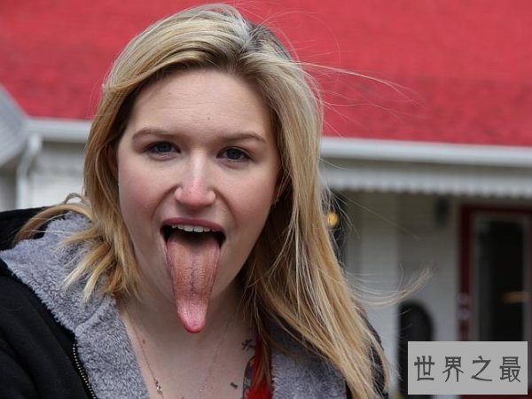 【图】世界上最长的舌头，舌头最长的女人(长10.16厘米