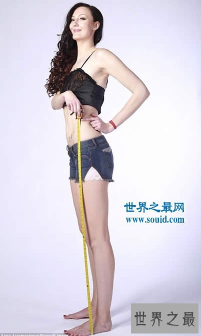 【图】世界第一长腿小姐，俄罗斯美女腿长133CM(腿比人
