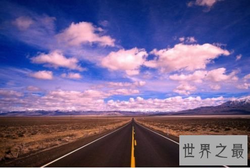 荒芜而孤单美国50号公路