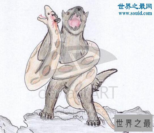 【图】远古巨兽沃那比蛇，能生吞恐龙(比泰坦蟒愈加凶