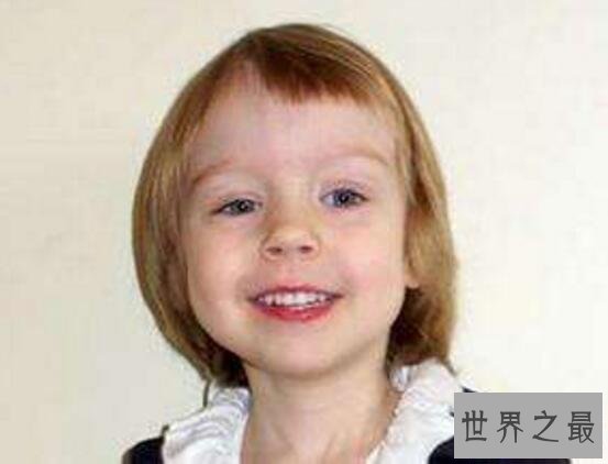 【图】艾丽斯·阿莫斯，仅3岁智商162(智商超过爱因斯坦