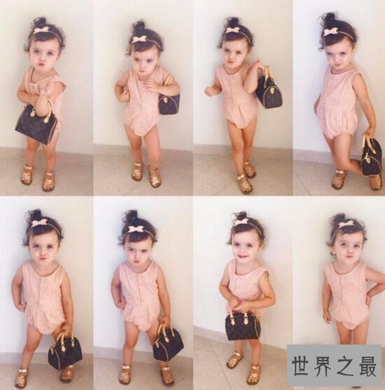 【图】世界上最年轻的模特，2岁女孩登上纽约古装周