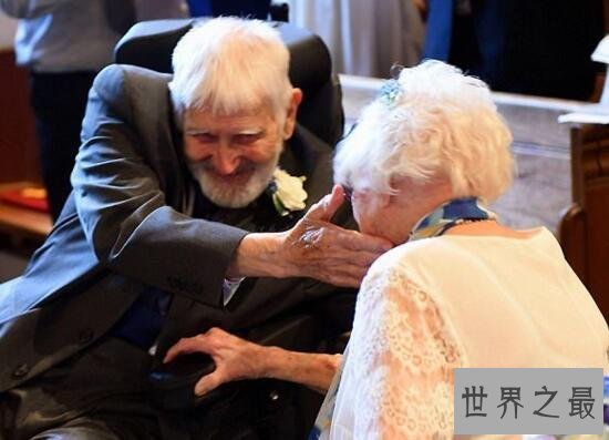 【图】世界上最老的新婚夫妇，年龄加起来超过188岁
