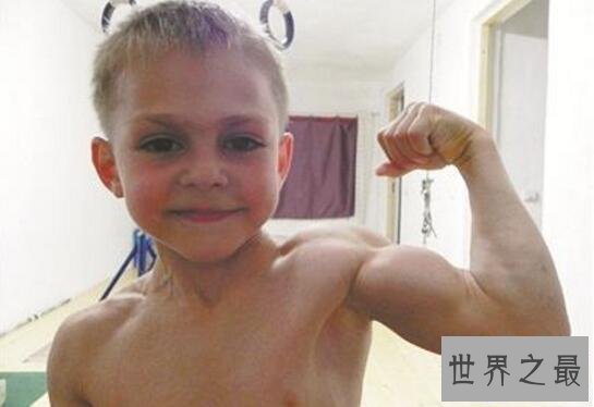 【图】世界最强健男孩，朱利亚诺·斯特勒(3岁全身肌肉