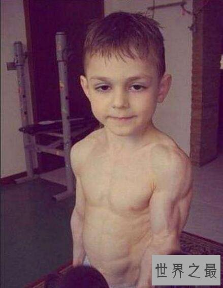 【图】世界最强健男孩，朱利亚诺·斯特勒(3岁全身肌肉
