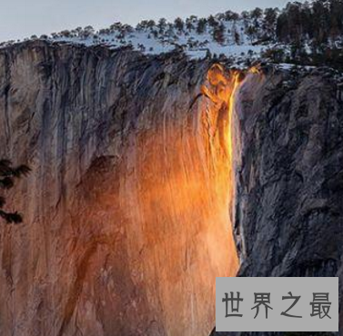 【图】红色岩浆迸发火瀑布 流上去的竟是这种货色