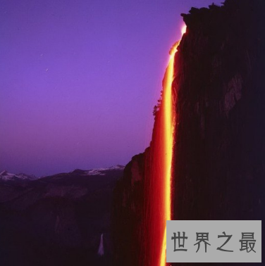 【图】红色岩浆迸发火瀑布 流上去的竟是这种货色