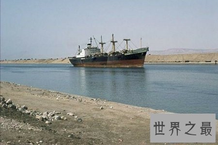 【图】苏伊士运河衔接了亚洲与非洲 是一条重要的海上