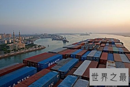 【图】苏伊士运河衔接了亚洲与非洲 是一条重要的海上