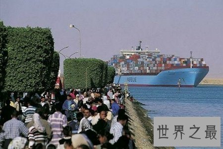 【图】苏伊士运河衔接了亚洲与非洲 是一条重要的海上