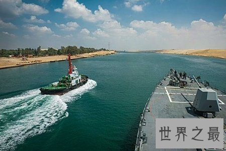 【图】苏伊士运河衔接了亚洲与非洲 是一条重要的海上