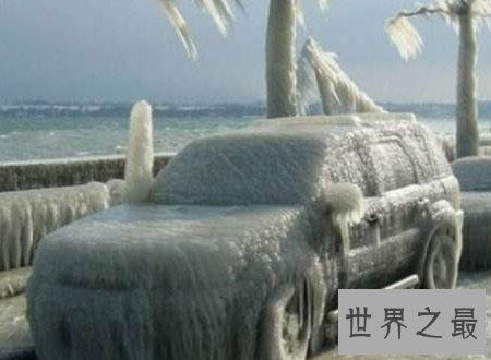 【图】千年极寒难得一遇的风险漂亮风光却会死人