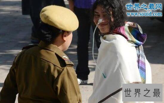 【图】世界上绝食最久的人，伊洛姆·沙尔米拉绝食16年