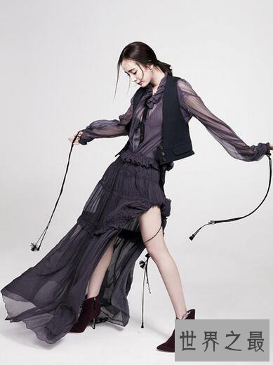 【图】中国最时兴的女明星，杨幂大长腿最具影响力明