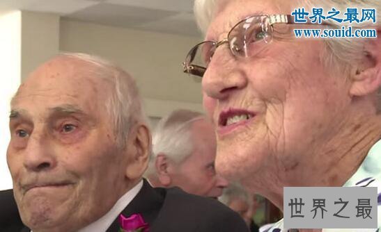 【图】世界上最老的新婚夫妇，两人年龄总和为194岁