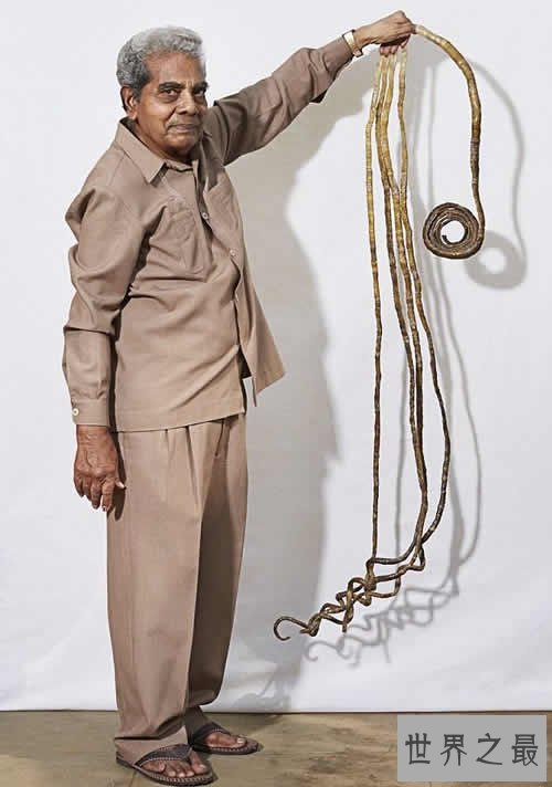 【图】世界上最长的指甲，指甲最长的人(长9.09米)