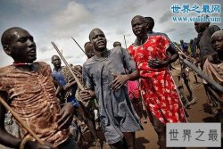 【图】世界上最黑的人，丁卡人(神秘的非洲部落)