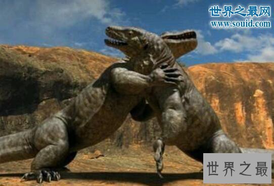【图】世界上最大的蜥蜴,古巨蜥(长7米/重1240斤)