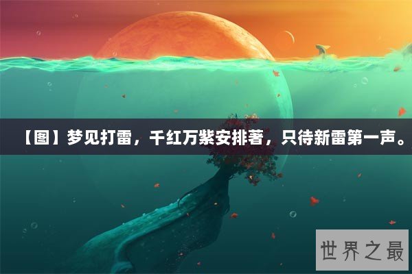【图】梦见打雷,千红万紫安排著,只待新雷第一声。 【图】梦见打雷,千红万紫安排著,只待新雷第一声。