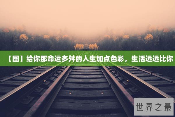 【图】给你那命运多舛的人生加点色彩，生活远远比你