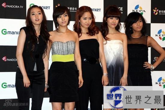 【图】韩国最红最火的女子组合，少女时代/T-ARA登顶