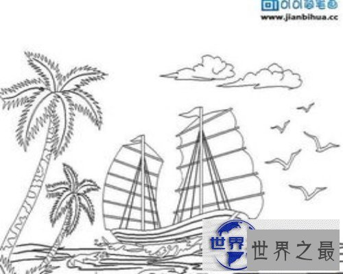 【图】最简单易学的风景简笔画