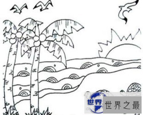 【图】最简单易学的风景简笔画